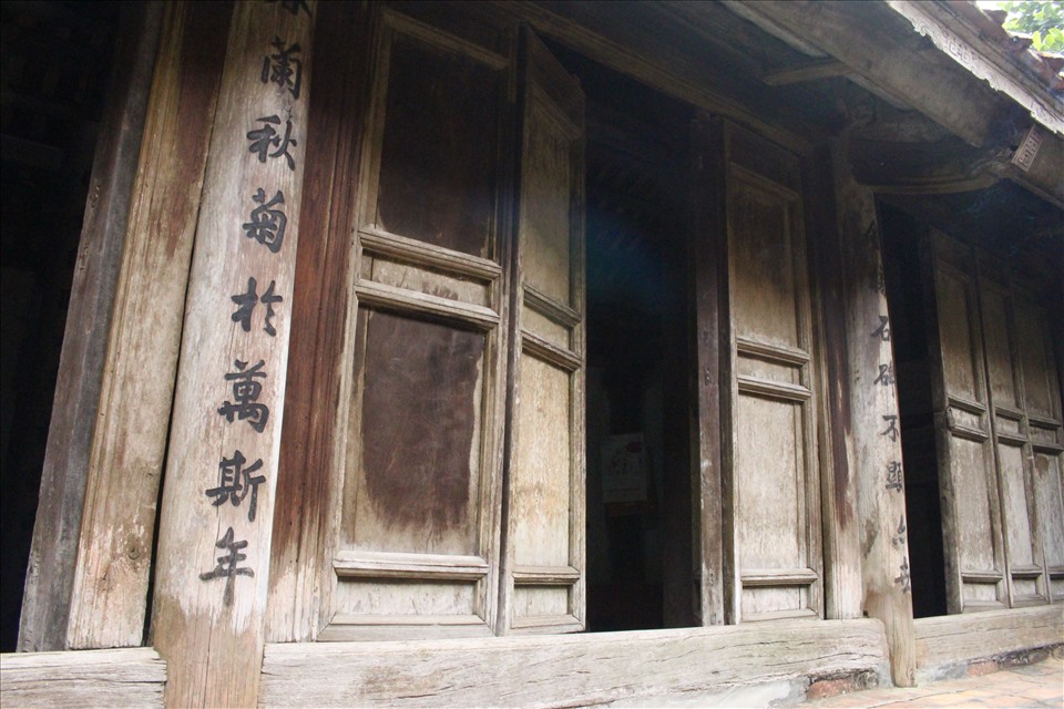 Nhà gỗ Nguyễn Khuyến hơn trăm tuổi tại làng Vị Hạ