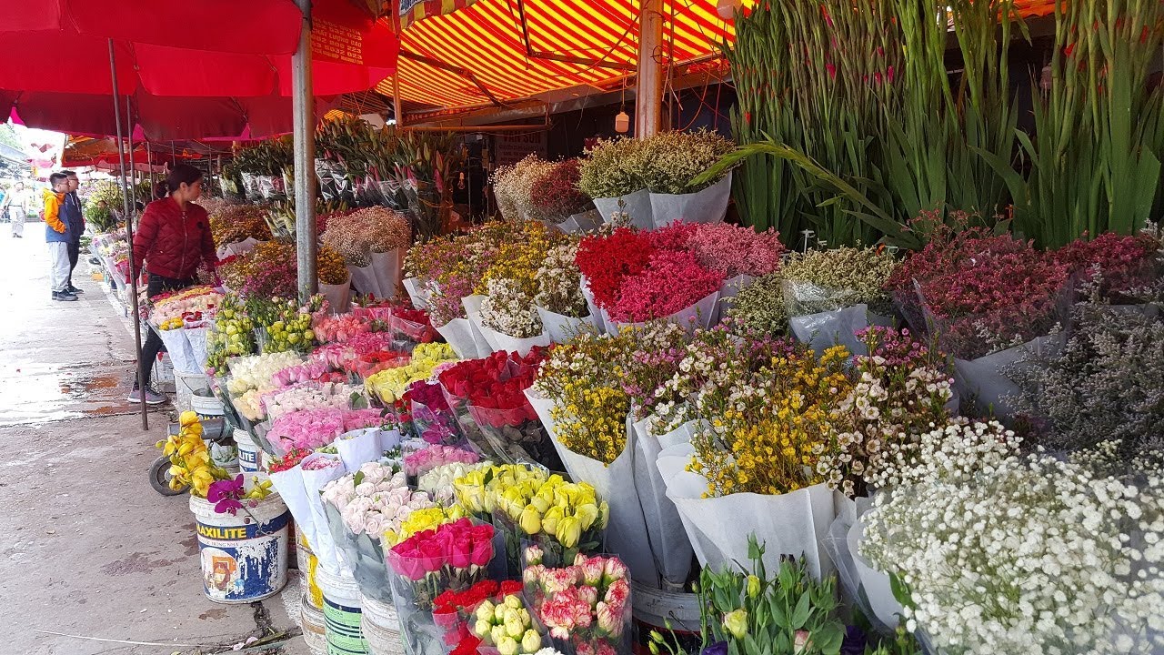 chợ hoa quảng bá